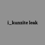 Title: Unveiling the Mysteries of the i_Kunzite Leak